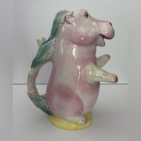 Vintage ceramic pitcher by Andrea West for Presentense. - Picture 4 of 11